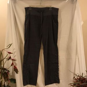 Contrast Corduroy draw string pants
